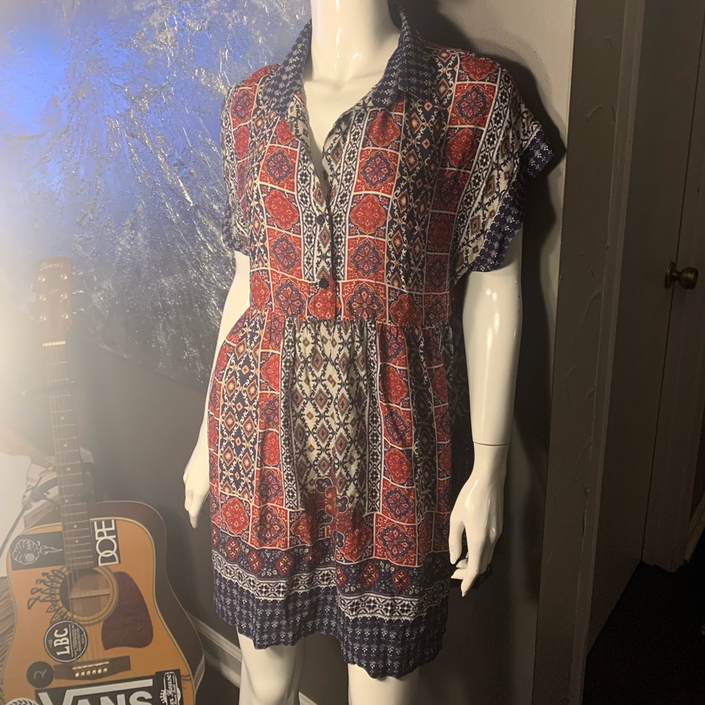 GLAM hippy boho tunic LARGE